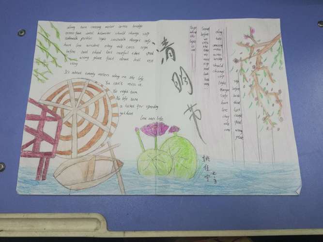 清明节英文手抄报