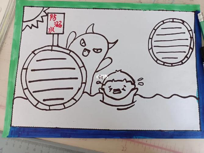 防溺水安全手抄报