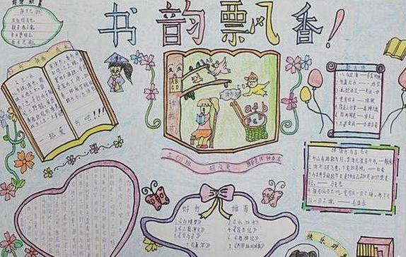 有关小学生暑假读书手抄报---读一本好书 受益匪浅 5