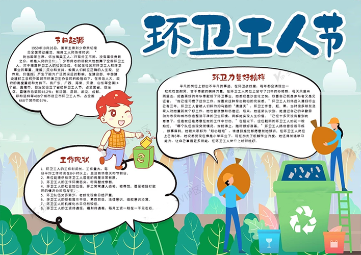 2024年环卫工人节手抄报
