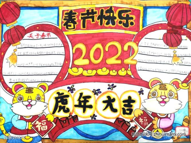 2024春节手抄报小学生