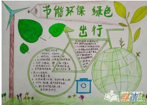 节能减排手抄报-争当节能减排卫士
