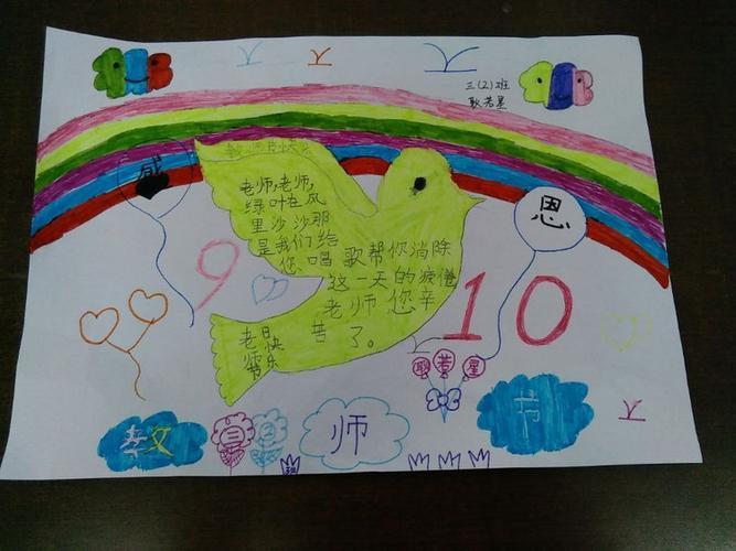 幼儿园孩子对老师说的话手抄报幼儿园手抄报