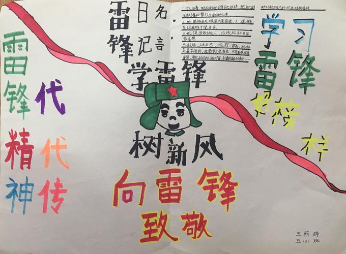 3月学雷锋手抄报雷锋精神永存我心 3月学雷锋手抄报雷锋精神永存我心