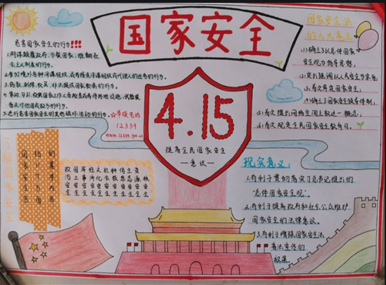手抄报 节日手抄报 七夕节手抄报 国家安全教育手抄报图片大全