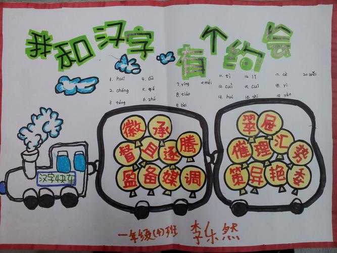 汉字的故事手抄报内容