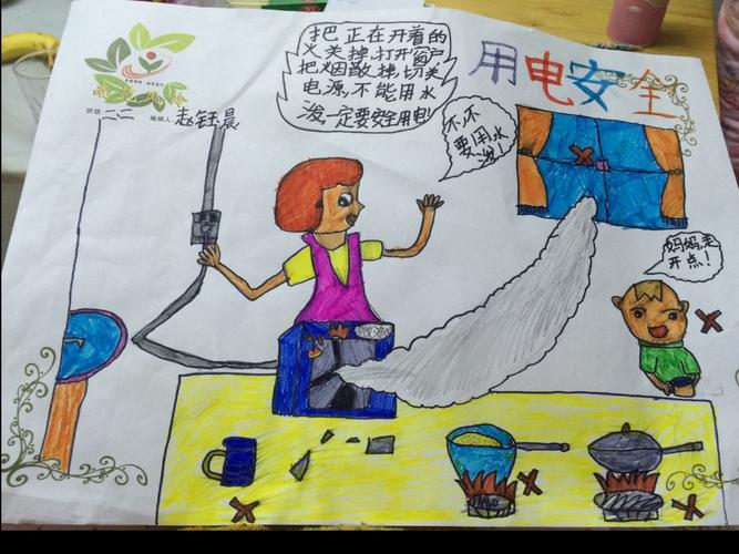 用电安全手抄报