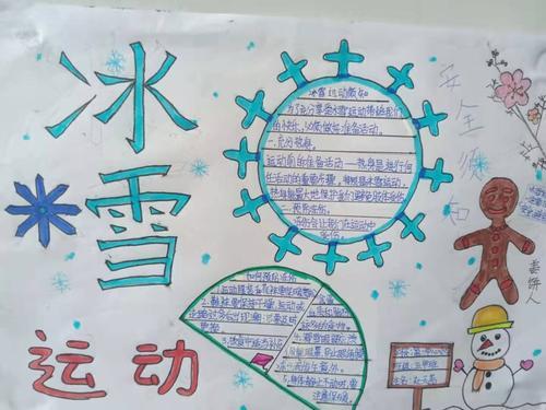 儿童冰雪世界手抄报小学生冰雪手抄报 儿童冰雪世界手抄报小学生冰雪手抄报