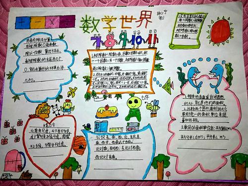 数学之美 由我创造 香洲区圆明小学三四年级《数学手抄报》活动