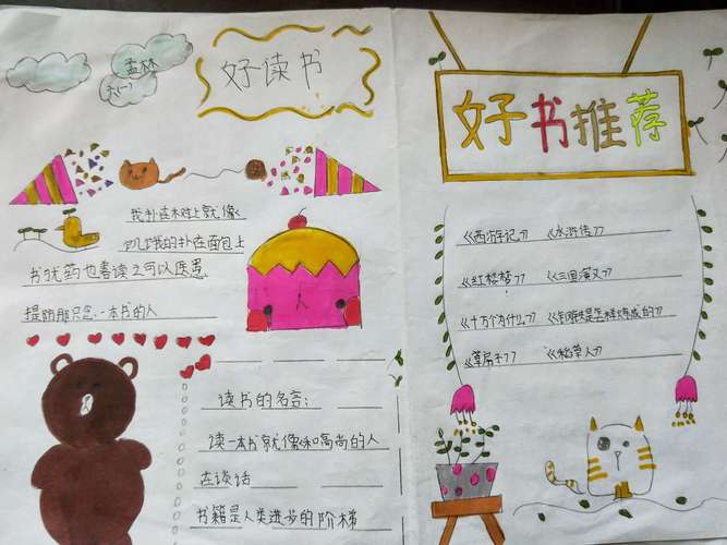 好书推荐优秀手抄报