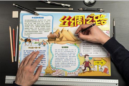 魅力丝绸之路的手抄报丝绸之路手抄报
