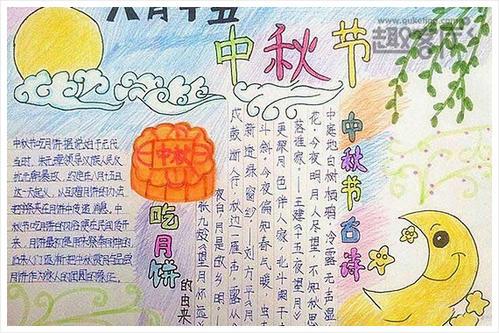 吃团圆饭春节手抄报图片-我们的年夜饭中秋节的手抄报图片大全中秋节