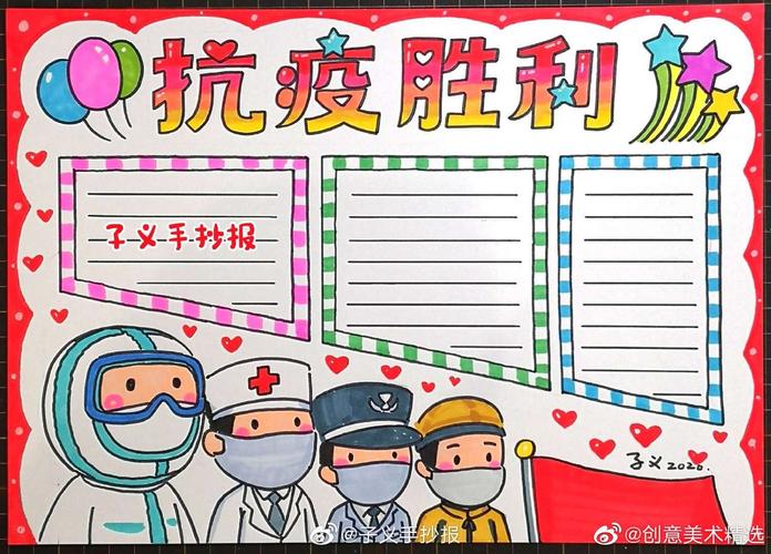 疫情防控手抄报系列