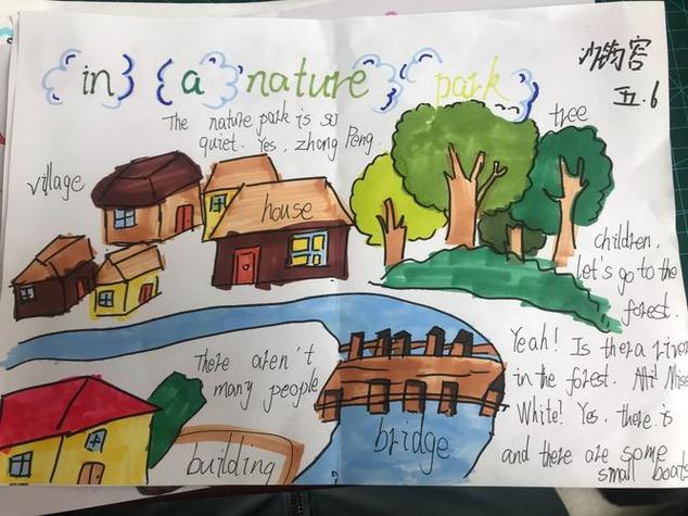 丽声妙想英文绘本五年级手抄报梦想英语手抄报