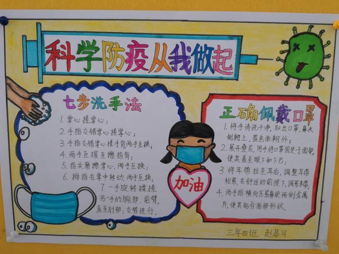 冬季防疫小知识手抄报科学小知识手抄报