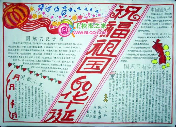 2024国庆节手抄报版面设计图大全