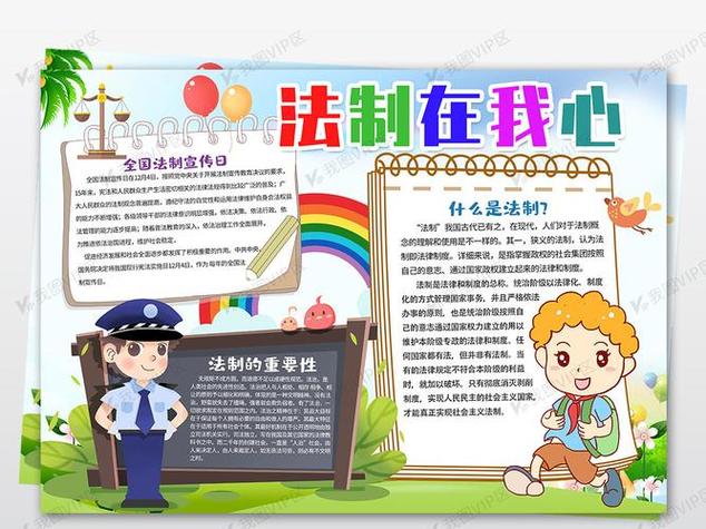 关于法治主题的手抄报内容