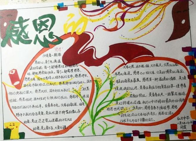 感恩有你手抄报感恩励志青春手抄报 感恩励志手抄报高中感恩的心相关