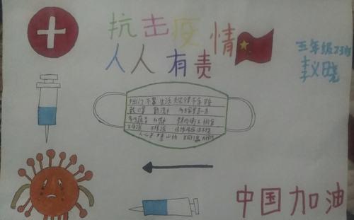 防疫抗疫从我做起手抄小报抗击病疫从我做起手抄报