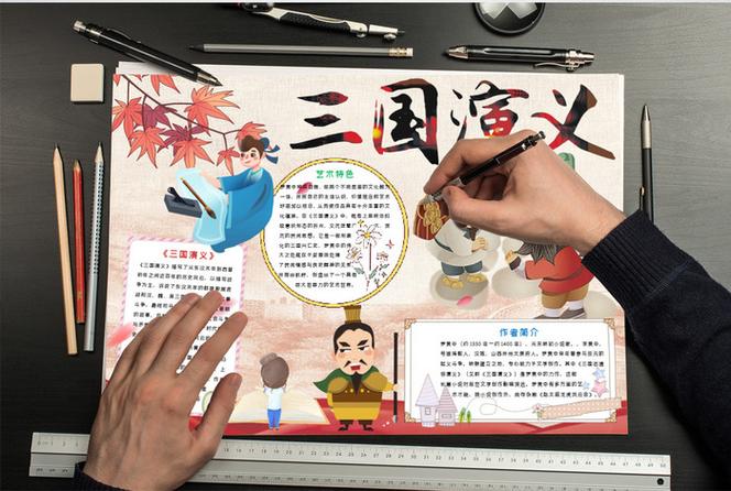 word模板三国演义手抄报图片大全2三国演义读书读后感手抄报word模板