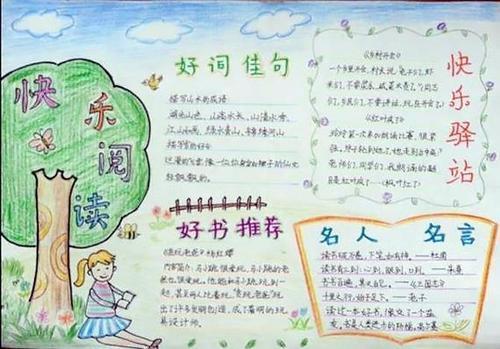 一年级读名著手抄报一年级读书手抄报