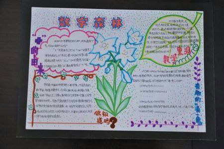 麒麟元素的数学手抄报简单的数学手抄报 麒麟元素的数学手抄报简单的数学手抄报