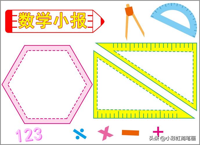 数学手抄报模板 简单又漂亮 收藏备用