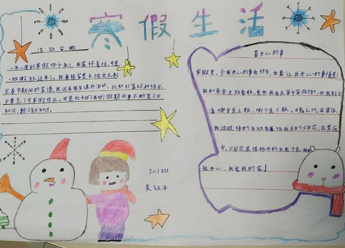 晒晒我幸福的家手抄报简单