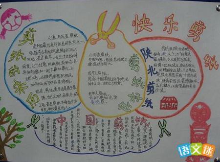 麻竹笋教师剪纸手抄报 麻竹笋教师剪纸手抄报