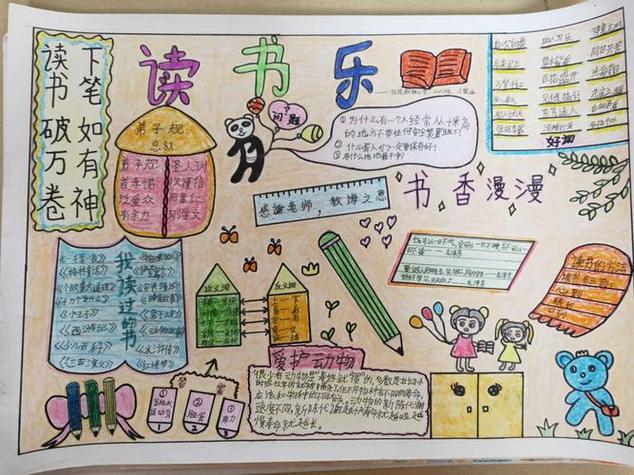 简单课外知识手抄报课外阅读手抄报
