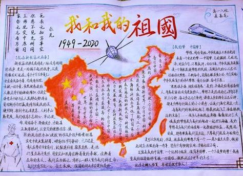 绘出2035我的祖国手抄报我的祖国手抄报