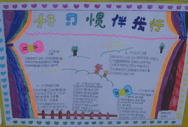 小学生习惯养成手抄报 培养良好行为习惯