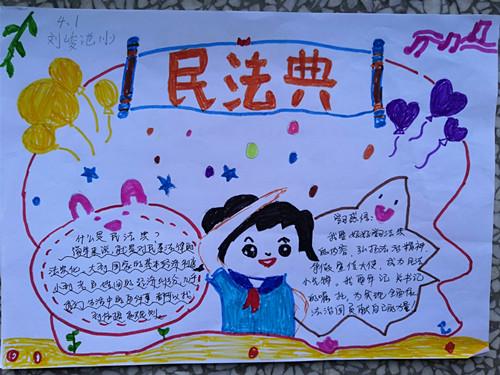学生作品 我们的手抄报-走进民法典