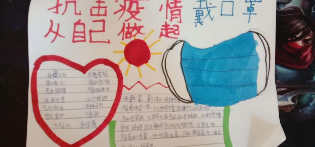 新冠防控我知道小学生手抄报安全我知道手抄报