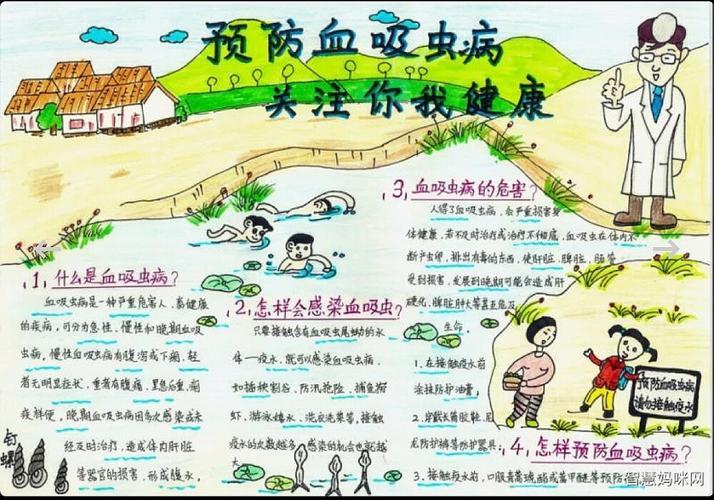 虫手抄报预防寄生虫手抄报预防蛔虫手抄报评比活动上饶市第二十小学