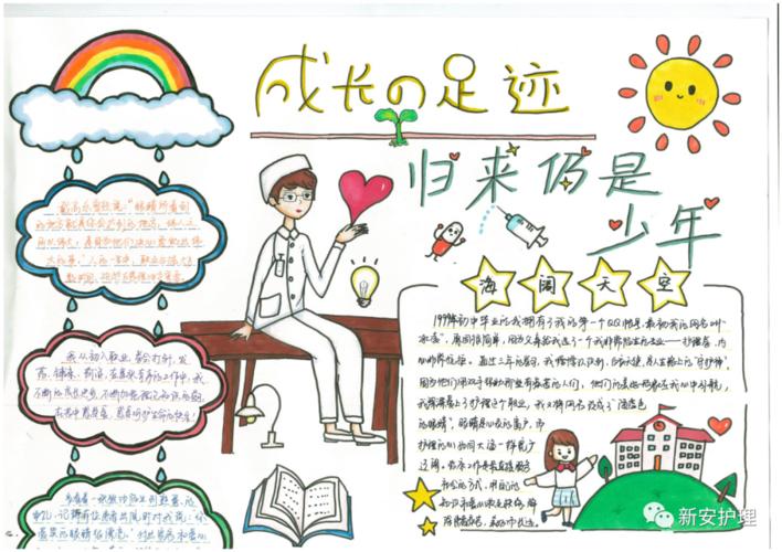 sian 护士节系列活动手抄报竞赛主题我做护士这些年我还是从前