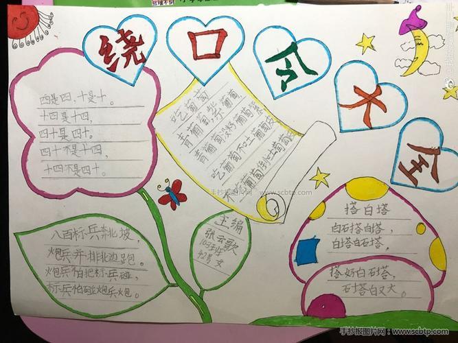 二年级绕口令手抄报二年级手抄报 二年级绕口令手抄报二年级手抄报