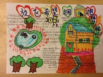 三年级放飞希望成就梦想手抄报 放飞梦想手抄报