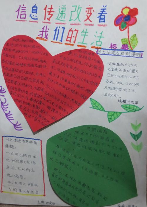 信息传递改变着我们手抄报内容