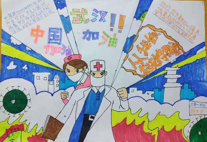曙光小学少先队员们 众志成城 抗击疫情 宣传手抄报 曙光小学少先队员们 众志成城 抗击疫情 宣传手抄报