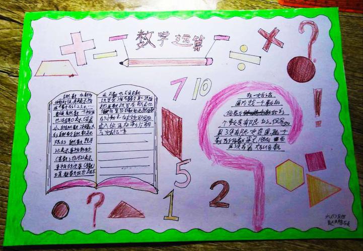 桥西教育疫情防控之华夏小学六年级数学手抄报作业展