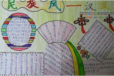 关于汉族的故事手抄报 名人的故事手抄报