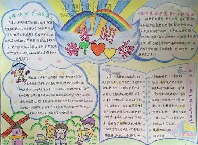 小学生优秀读书手抄报大全