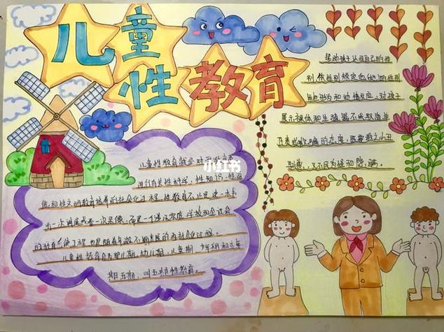 性教育手抄报-守护身体小秘密-图4 性教育手抄报-守护身体小秘密-图4