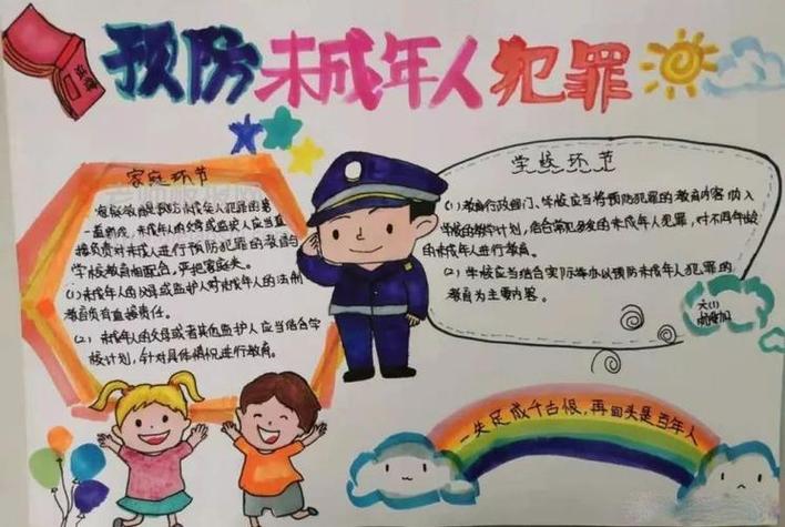 未成人思想教育手抄报教育手抄报