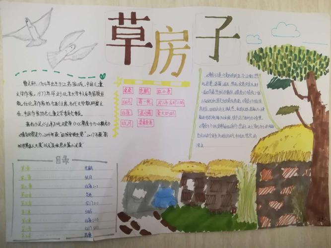 《草房子》手抄报优秀作品