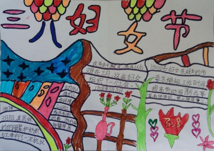 2024三八妇女节手抄报图片大全