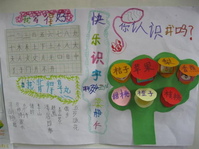 识字加油站手抄报识字加油站手抄报一年级