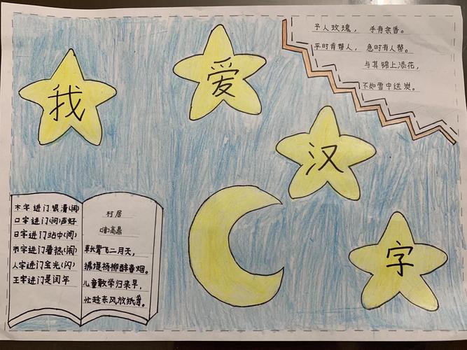 2024至2024学年度二甲班 汉字故事 手抄报 学生作品 2024至2024学年度二甲班 汉字故事 手抄报 学生作品