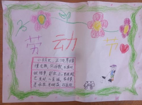 东杨小学三年级 喜迎五一劳动节 手抄报展示